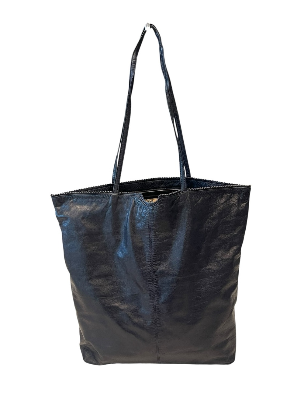Latico grey glazed leather tote/purse
